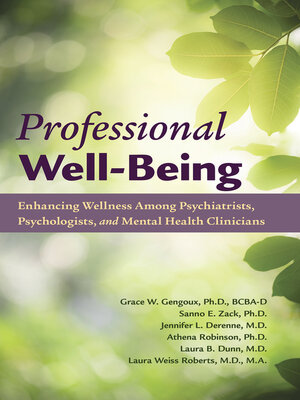 cover image of Professional Well-Being